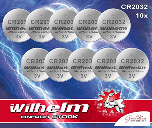 wilhelm li-ion knopfzelle batterien 3v cr 2032 cr 2025 cr 2016