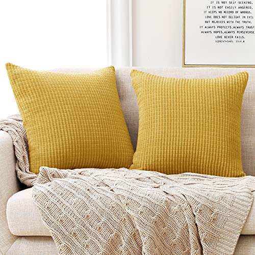 deconovo kissenbezug kordsamt 60x60 cm hellgrau 2er set mit reißverschluss für sofa couch