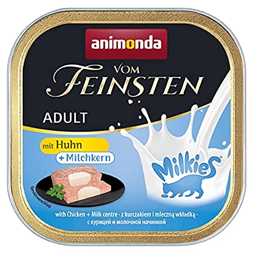 animonda vom feinsten katzenfutter nassfutter für katzen mit huhn, 32 x 100 g