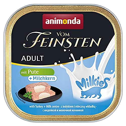 Animonda Katzenfutter nass Pute + Milchkern, getreidefrei, 32 x 100g