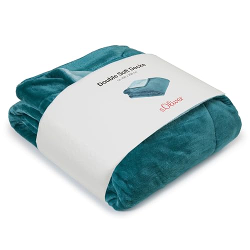 s.Oliver kuscheldecke 150x200 cm aus 100 % polyester, verschiedene farben