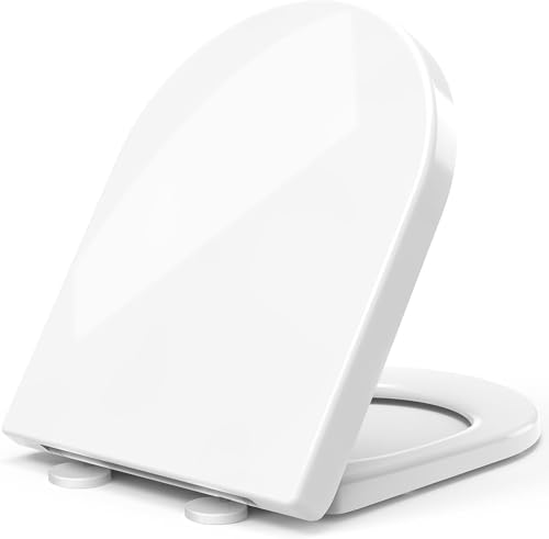 storemic wc sitz mit absenkautomatik und quick release, antibakterieller klodeckel D-Form