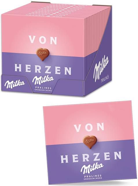 Milka Pralins Erdbeer-Crme 10x 110g ab 17,91 (statt 31)