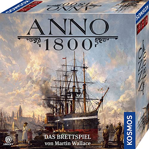 anno 1800 brettspiel erweiterung kosmos, 2-4 spieler, ab 12 jahren, bgg 7.7