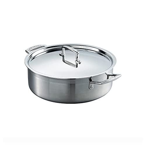 Produktbild: le creuset sauteuse 3-ply edelstahl 28 cm topf 96100928000000