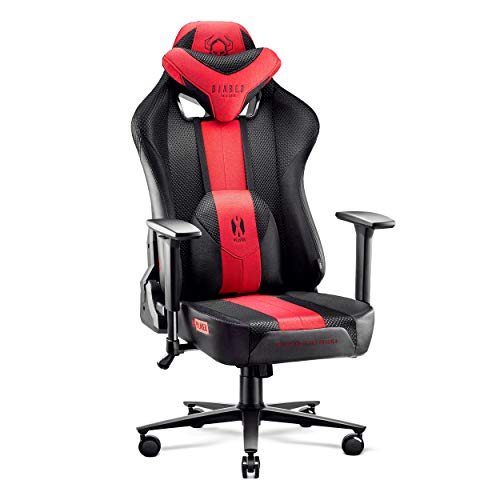 diablo x-player gaming chair ergonomischer bürostuhl mit 3d-armlehnen und kissen