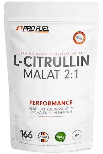 l-citrullin malat 2:1 pulver 500g, hochdosiert, veganes pre-workout supplement