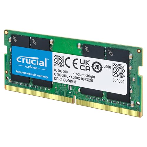 crucial 8gb sodimm ram ddr4 3200mhz cl22 für laptops und notebooks