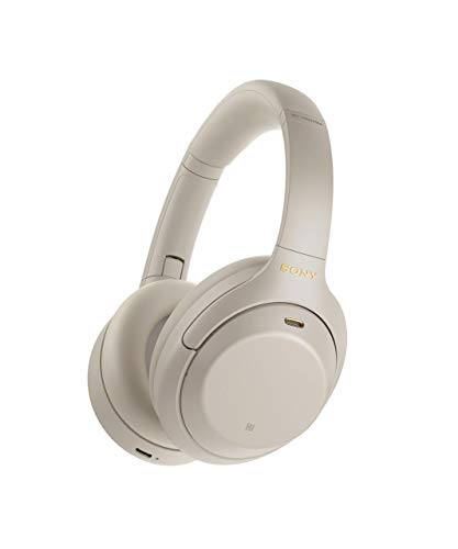 sony wh-1000xm4 kabellose bluetooth kopfhörer mit noise cancelling, 30h akku, silber