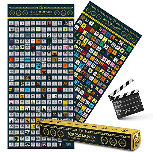 250 filme bucket list scratch poster xxl bei amazon prime