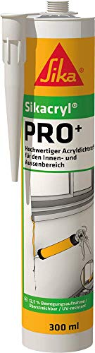 sikacryl acryldichtstoff sikacryl pro+ weiß 300ml