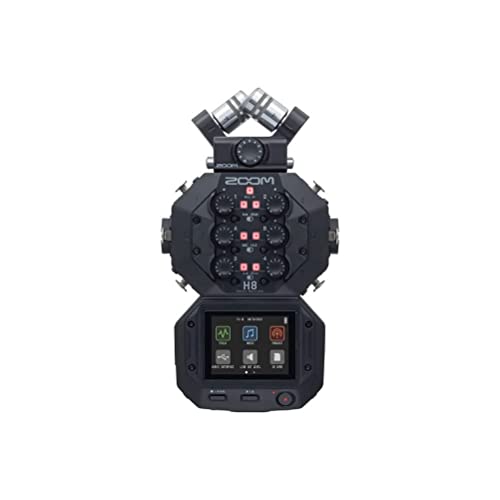 zoom h8 handy recorder 12-spur field recording schwarz