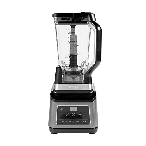 ninja mixer 2-in-1 mit auto-iq 1200 w 2,1 l behälter 0,7 l becher schwarz/silber
