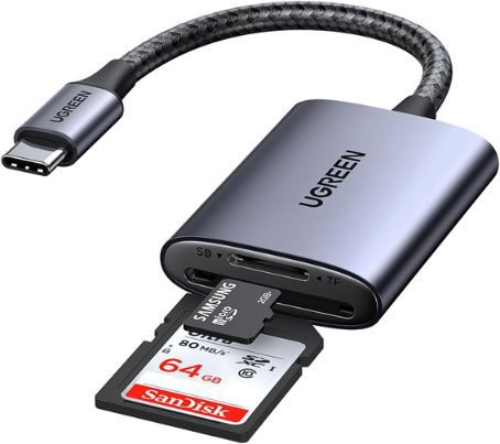 ugreen usb-c kartenleser 2 slots für sd und microsd 11,99 euro statt 17 euro