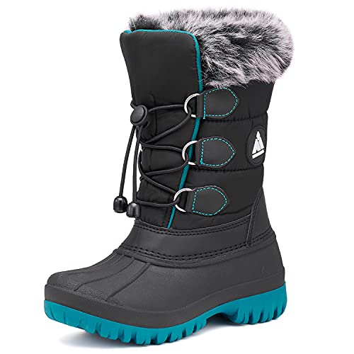 mishansha kinder winterstiefel gefüttert wasserdicht rutschfest schneestiefel gr.28-38