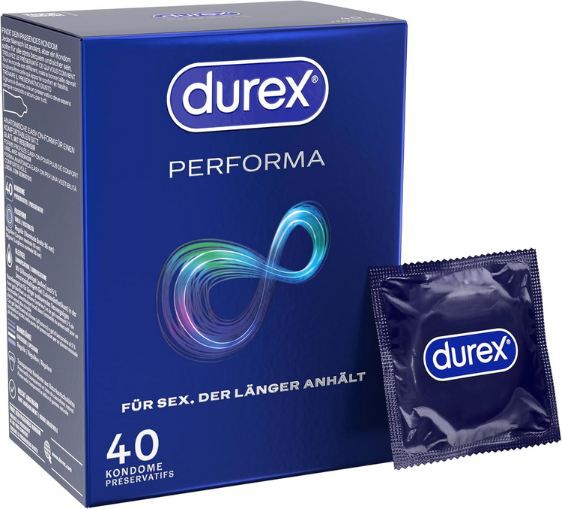 durex performa kondome 40er pack mit benzocain gel ab 22,49 euro