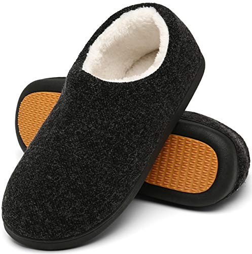 mishansha herren hausschuhe winter warm memory foam plüsch pantoffeln gr. 39-48