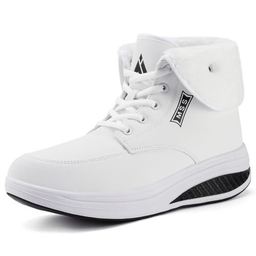 Mishansha Winterstiefel Damen gefüttert warme Schneestiefel