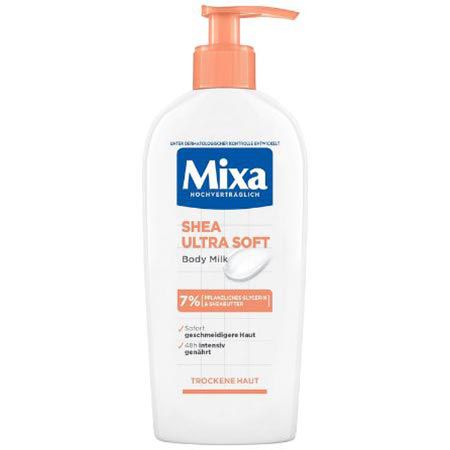 mixa shea body lotion mit sheabutter und glycerin, 250ml ab 3 euro