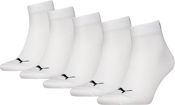 puma socks unisex weiß quarter plain 5er pack 11,63 euro oder 3 für 6,73 euro