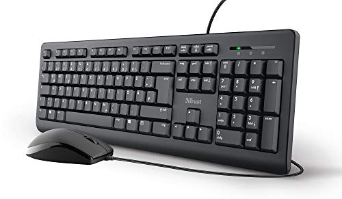 Produktbild: wired keyboard trust taro, ergonomisch, komfortable nutzung, schwarz