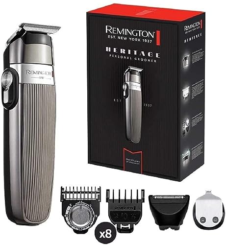 remington haarschneidemaschine heritage multigroomer mit 11 aufsätzen und edelstahlklingen