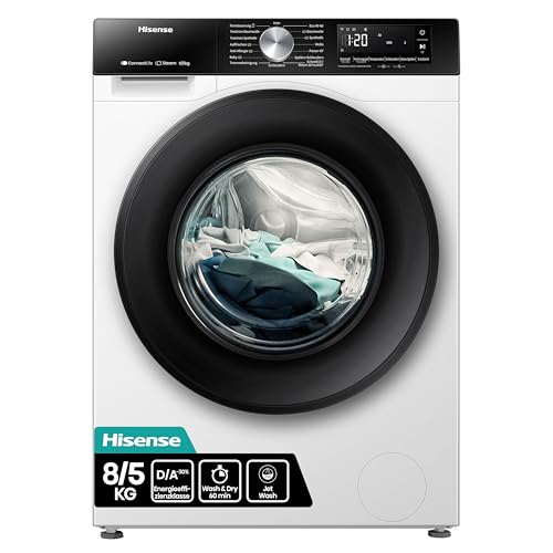 hisense waschtrockner 8 kg 16 programme 1400 u/min dampffunktion eco wash
