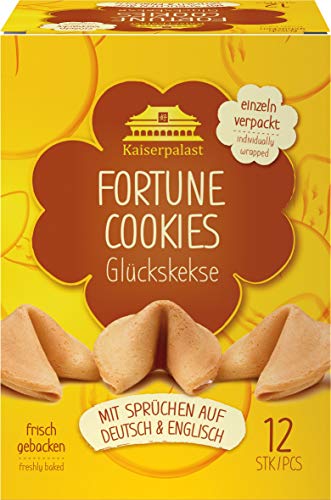 Produktbild: kaiserpalast lucky biscuits, vegane süßgebäck snacks, einzeln verpackt, halal, 72 g
