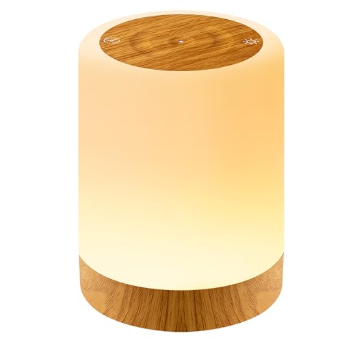 auxmir nachtlicht tischlampe dimmbar 256 rgb farben portable usb akkufunktion