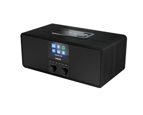 Philips R8805/10 Internetradio DAB+ UKW, Spotify Connect, Bluetooth, Qi-Ladepad