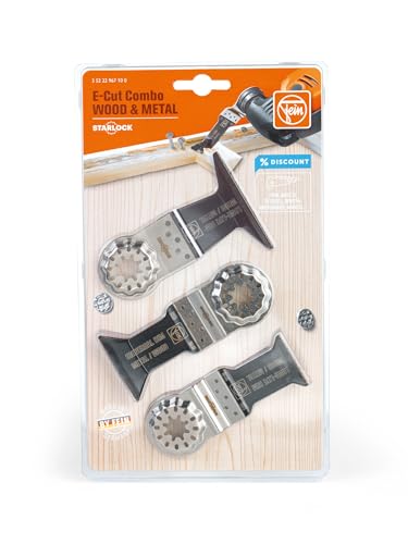 Produktbild: Fein E-Cut Starlock Tauchsägeblätter Set 3-teilig für Holz & Metall