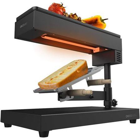 raclette grill cecotec cheese&grill 6000 schwarz 600w für 39,90 statt 50