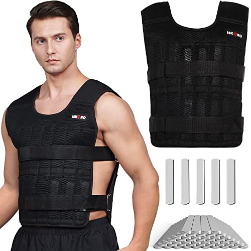 adjustable weighted vest 20kg für training und fitness mit 96 stahlplatten