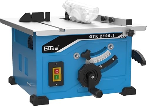 Güde Tischkreissäge GTK 2100.1, 45 mm Schnitthöhe, Winkel- und Parallelanschlag