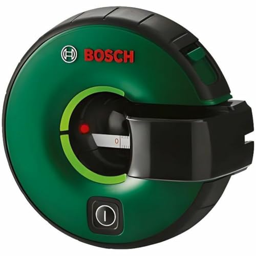 Bosch Line Laser Atino, 1,5 m Reichweite, horizontal/vertikal nivellieren, integriertes Maßband, Kartonverpackung