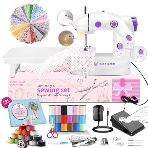 Sewing Machine for Kids, Portable Electric Handheld Tool with Extension Kit