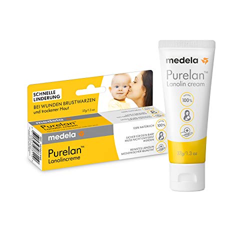 medela lanolincreme 37 g  schnell bei brustwarzen und trockener haut, 100 % natürlich