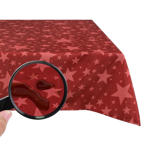 Produktbild: valia home tischdecke 130x160 cm wasser- und schmutzabweisend für innen und außen