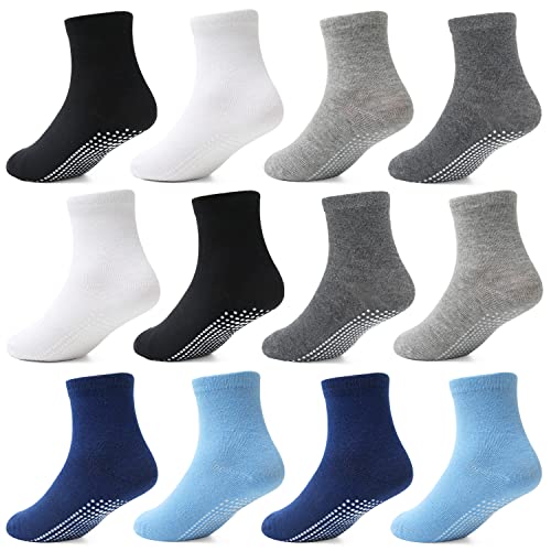 Produktbild: rutschfeste socken kinder 0-10 jahre, 12 paar hycles für mädchen 1-3 jahre