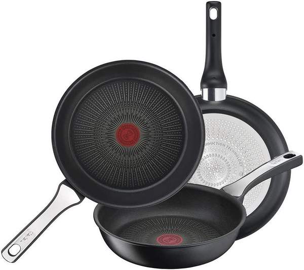 Tefal Pfannenset unlimited on 3-teilig, G25991, 96,99 statt 117