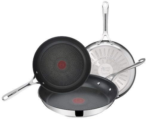 tefal jamie oliver pfannen set 3er e304s3 für 89,99 euro statt 104 euro