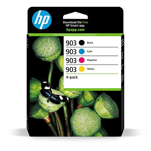 Produktbild: hp 903 multipack druckerpatronen 1x blau, 1x rot, 1x gelb, 1x schwarz für officejet 6950, pro 6960