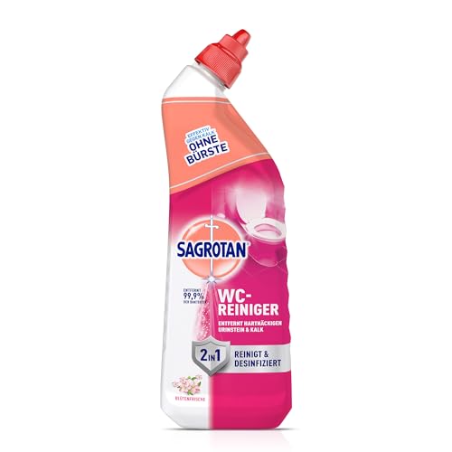sagrotan wc-reiniger blütenfrische 2in1 mit antischmutzfilm 750 ml