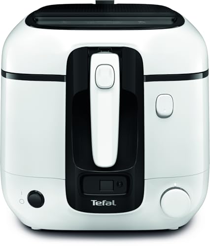 tefal fritteuse super uno 2,2 liter mit timer und antihaftbeschichtung weiß/schwarz