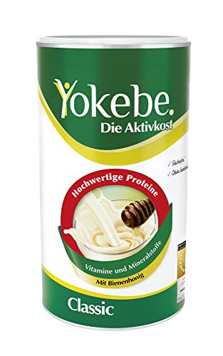 Yokebe Classic diätshake glutenfrei vegetarisch mahlzeitersatz 500 g 12 portionen