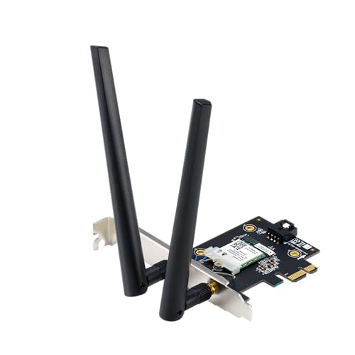 ASUS BE6500 Triband WiFi 7 PCIe Adapter, Bluetooth 5.4, WPA3, OFDMA, MU-MIMO
