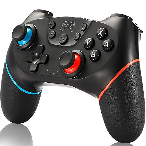 spgood wireless controller switch, pro controller switch lite oled, dual vibration, turbo funktion