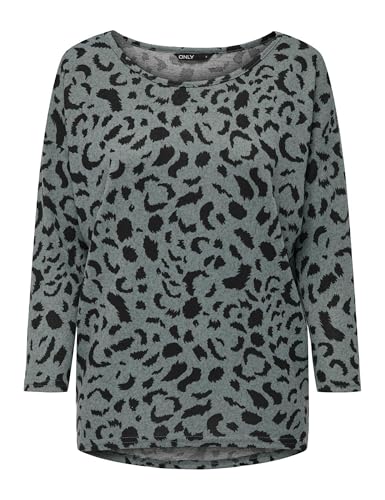 only onlelcocos top 4/5 jrs noos AOP kurzarmshirt für damen