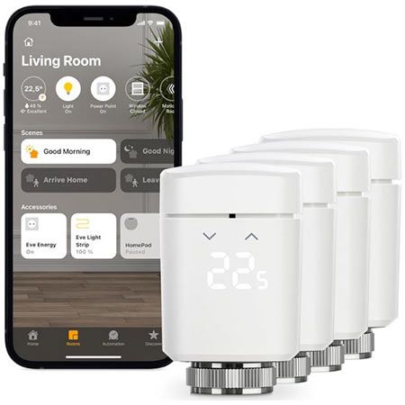 ehe thermo Heizkörperthermostat 4er Set für Apple Home 211,73 statt 280