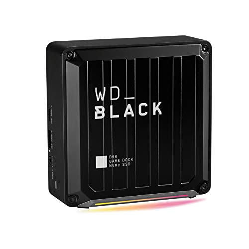 wd_black d50 game dock 1 tb mit rgb-beleuchtung, schwarz